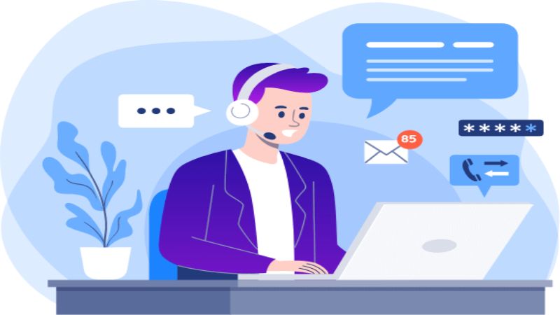 Kết nối với nhà cái thông qua địa chỉ email 